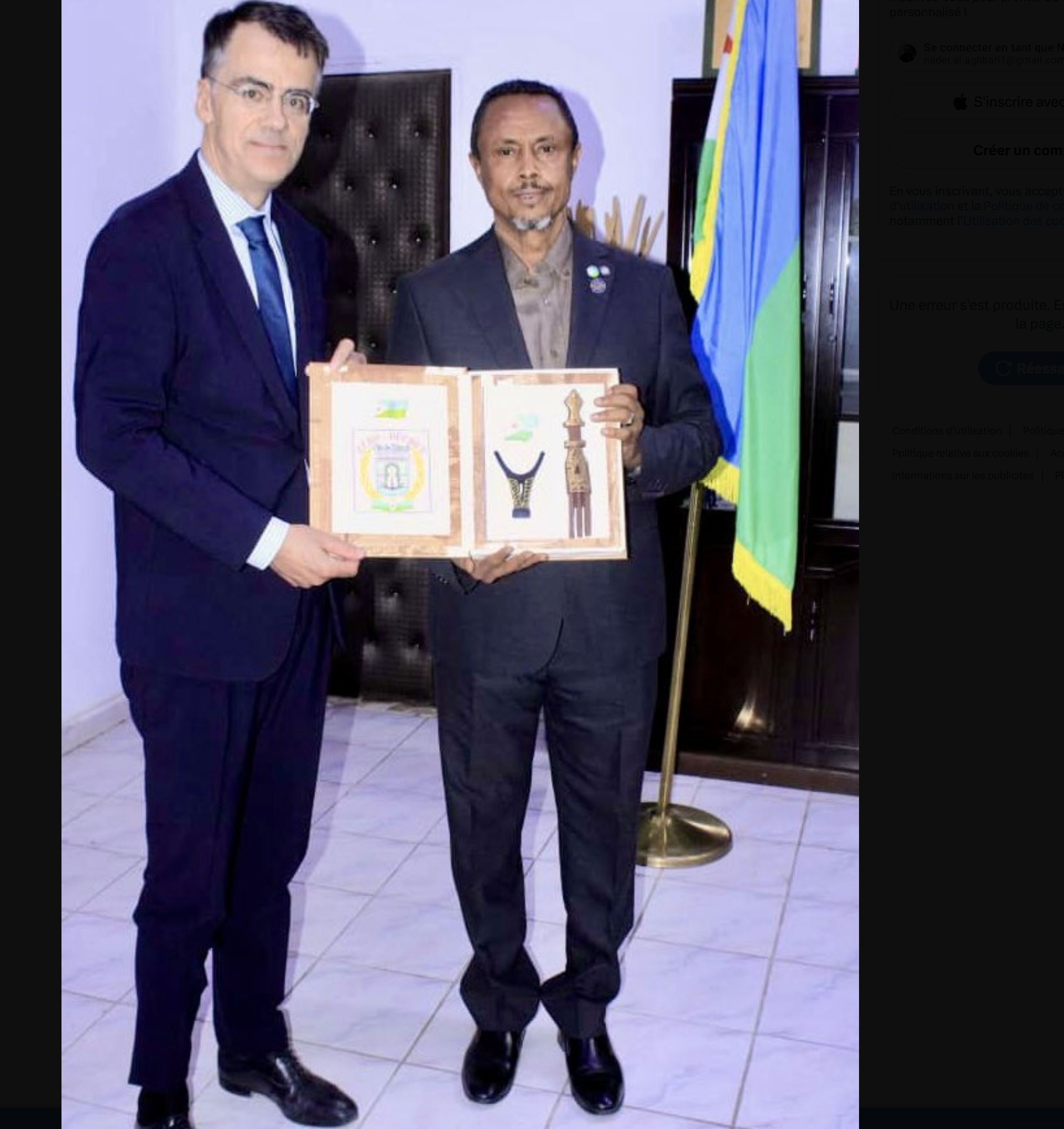 Mairie de Djibouti : rencontre avec le nouvel Ambassadeur de France